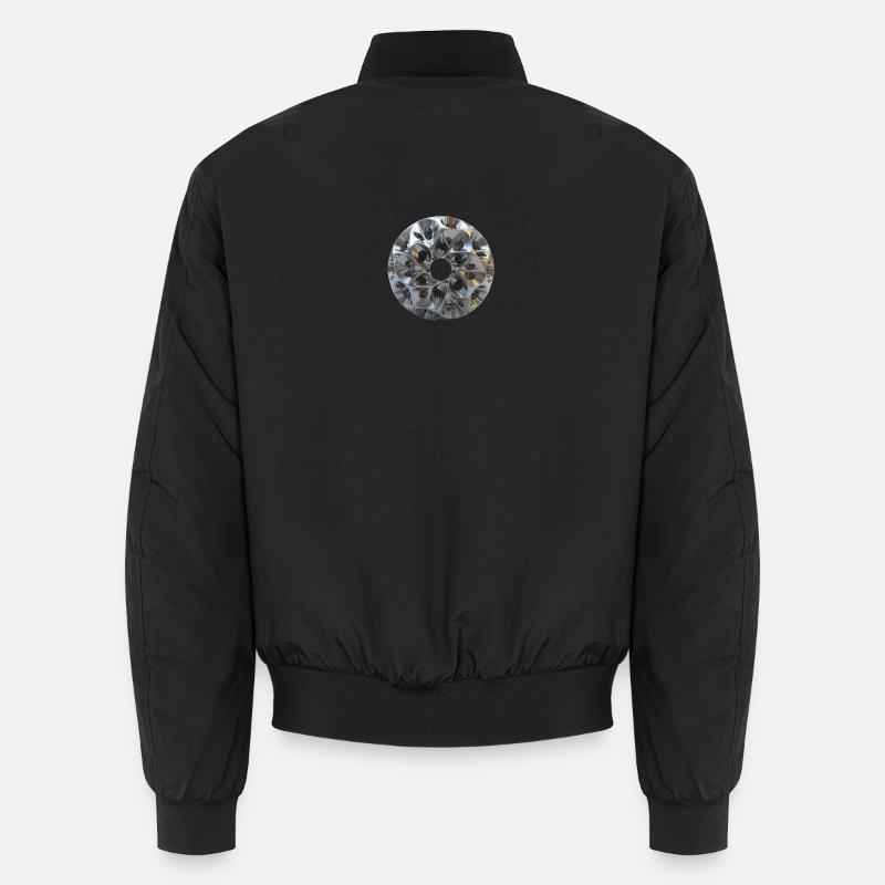 titanium - Unisex Bomber Jacket - black