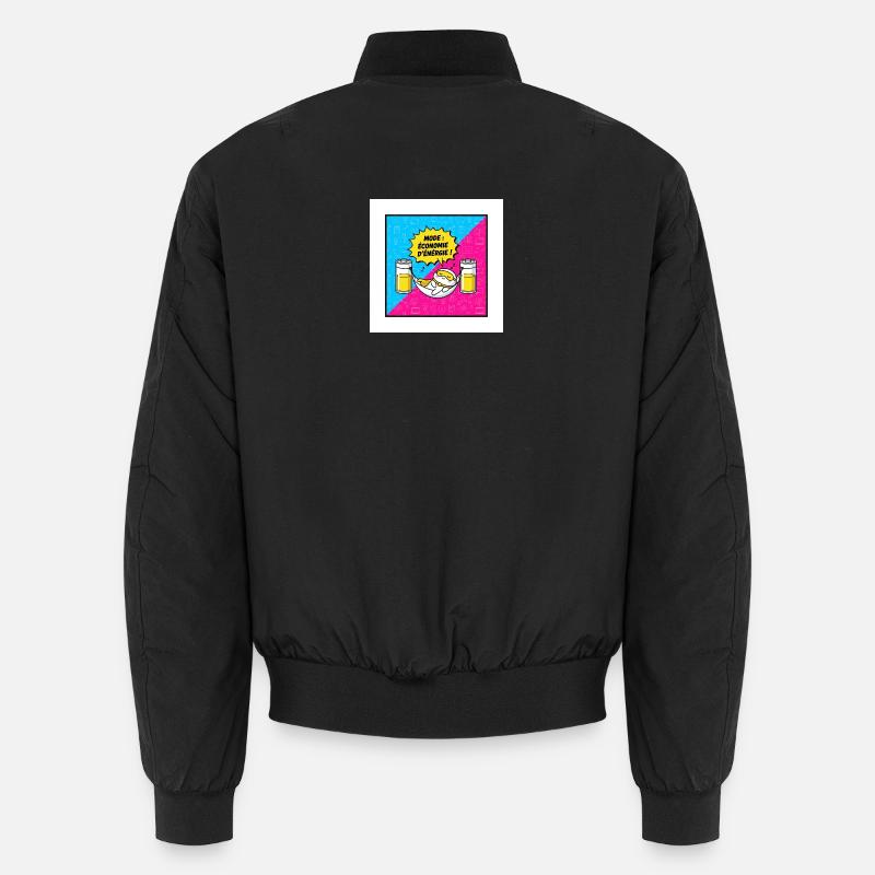 Hammock Power Saving Mode - Unisex Bomber Jacket - black