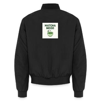 Humeur Matcha - Bomber unisexe - noir - Dos - AI Model Male 185 light (185cm)