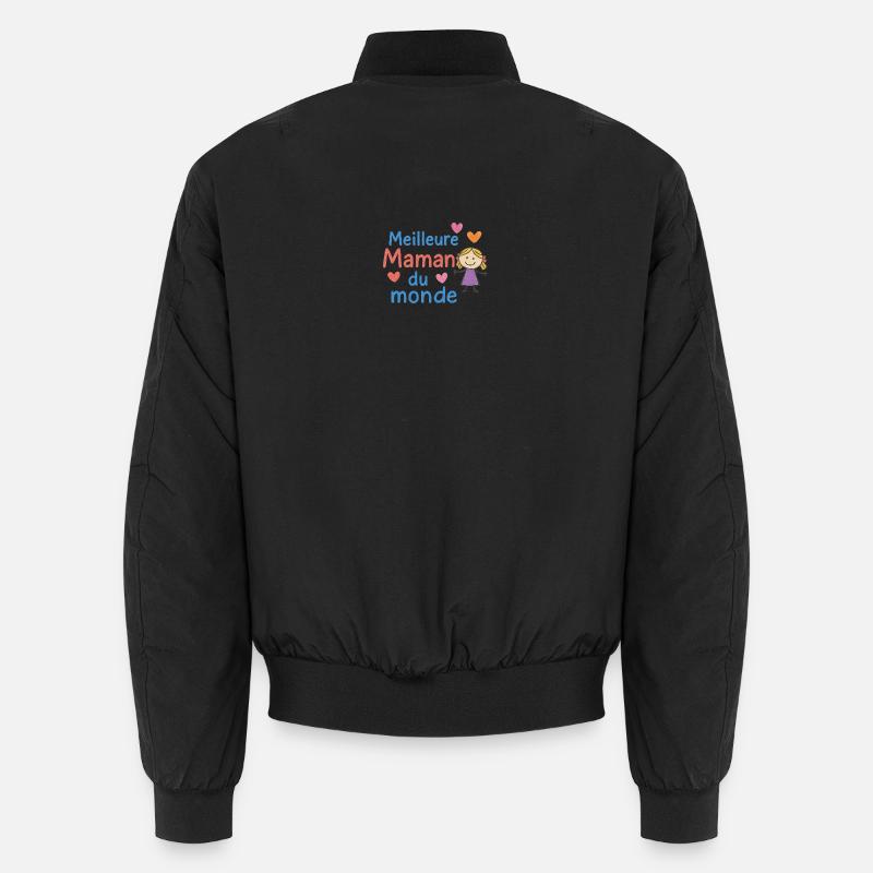 Meilleure Maman du monde - Bomber unisexe - noir