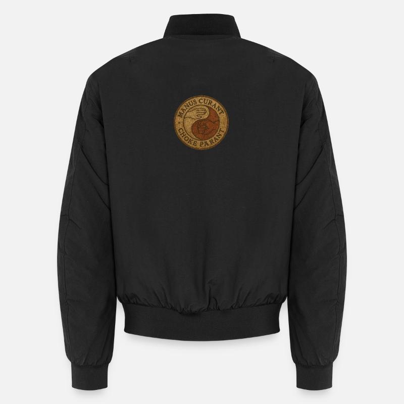Heilende Hand - Unisex Bomberjacke - Schwarz