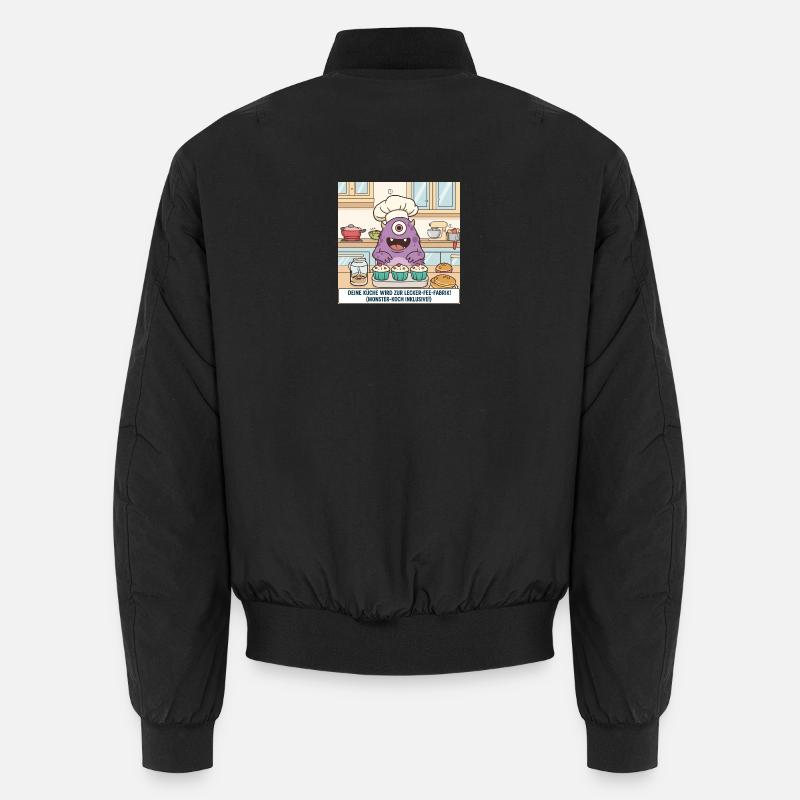 Monsterkoch backt Cupcakes Unisex Bomberjacke