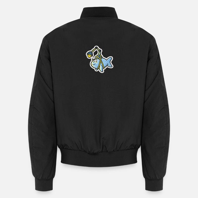 Laternenfisch Unisex Bomberjacke