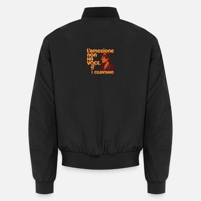 L'emozione non ha voce - Unisex Bomber Jacket - black