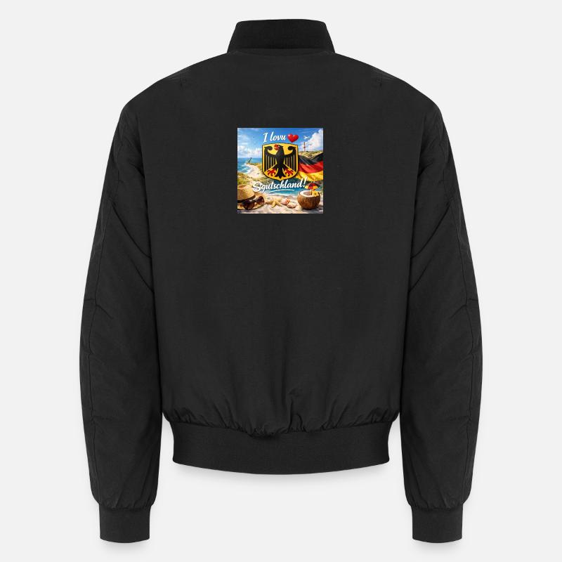 Ich liebe Deutschland Strand Unisex Bomberjacke