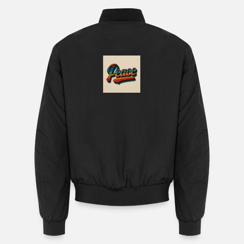 Vintage Peace Vibes Unisex Bomberjacke
