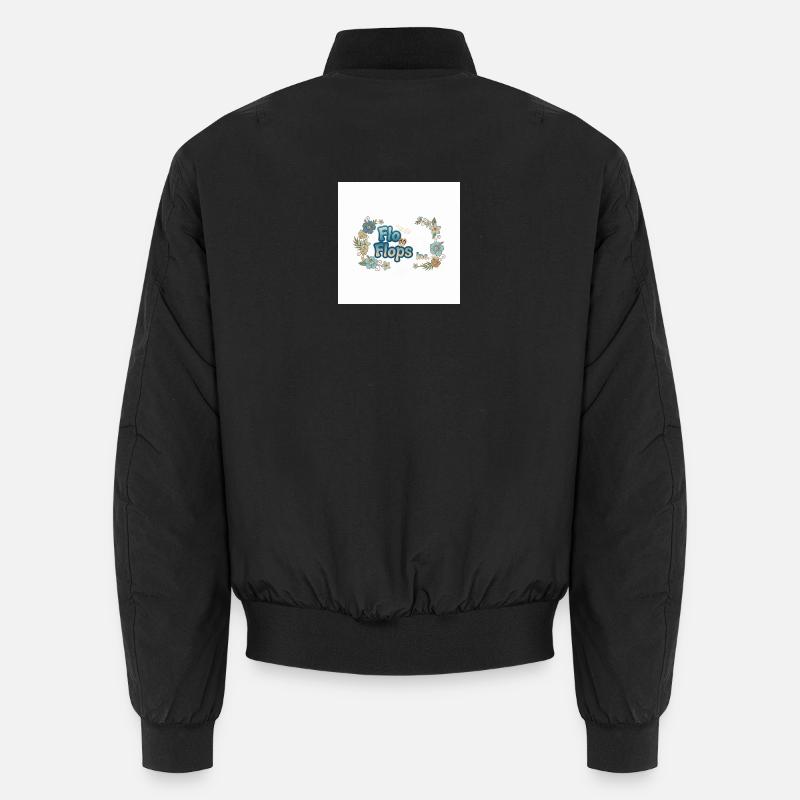 Flo Flops Tropic Logo - Unisex Bomberjacke - Schwarz
