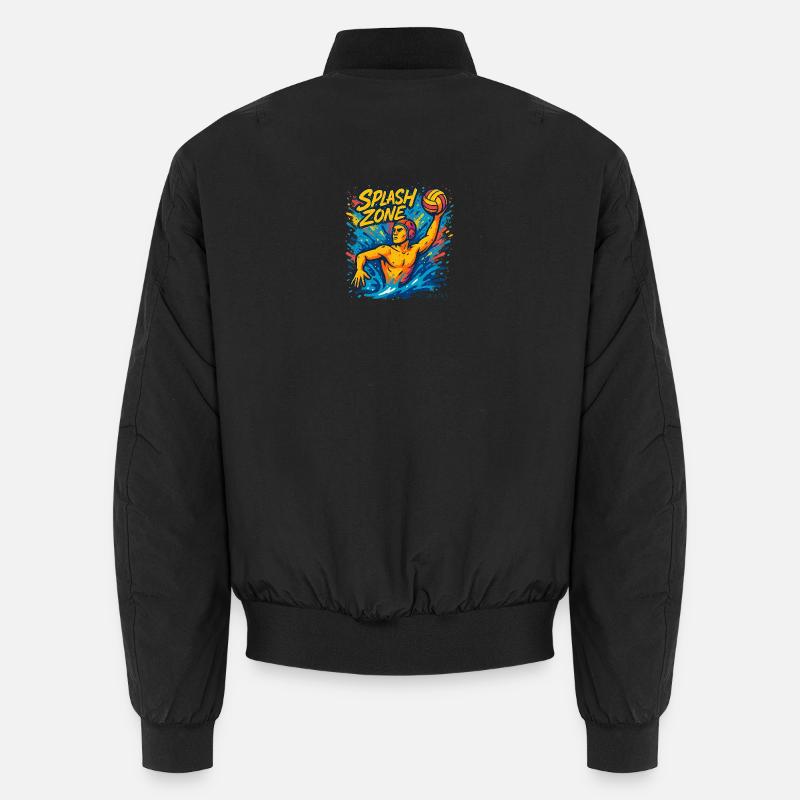 Wasserballmeister der Splash Zone Unisex Bomberjacke
