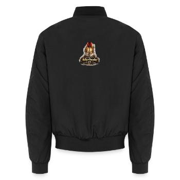 Allerbeste Sein Motiv Dart - Unisex Bomberjacke - Schwarz - Hinten - AI Model Male 185 light (185cm)