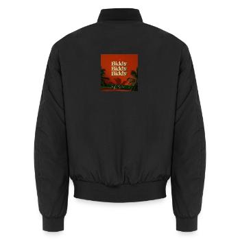 Biddy Biddy Biddy par Mark Noone - Bomber unisexe - noir - Dos - AI Model Male 185 light (185cm)