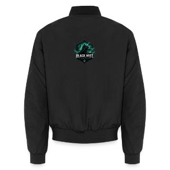 Black Mist Legion Logo Transparent - Bomber unisexe - noir - Dos - AI Model Male 185 light (185cm)