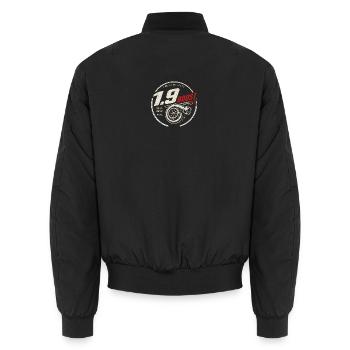Turbo Diesel 1.9 Boost - Unisex Bomberjacke - Schwarz - Hinten - AI Model Male 185 light (185cm)