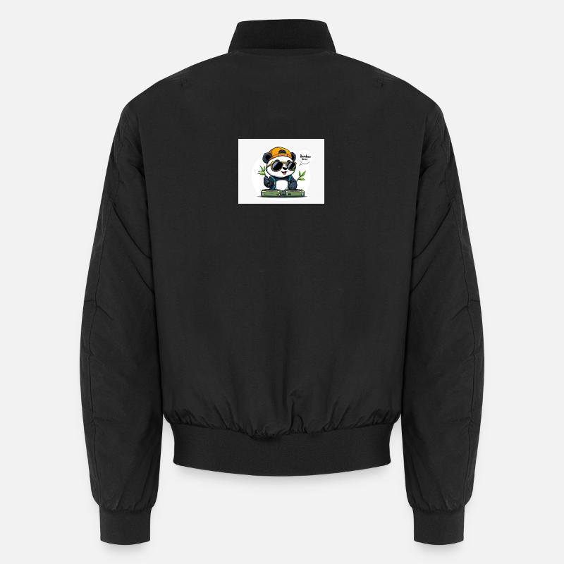 Panda DJ avec Bâtons de Bambou Bomber unisexe