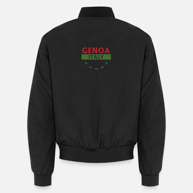 Gênes Italie Drapeau Écusson Bomber unisexe