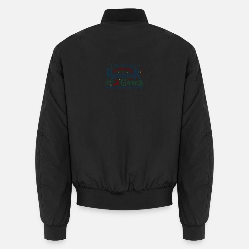 North Pole Reindeer Games Unisex Bomberjacke