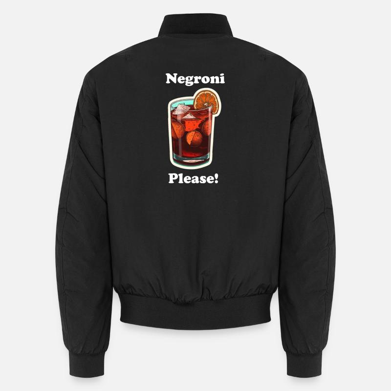 Negroni Please - Unisex Bomber Jacket - black