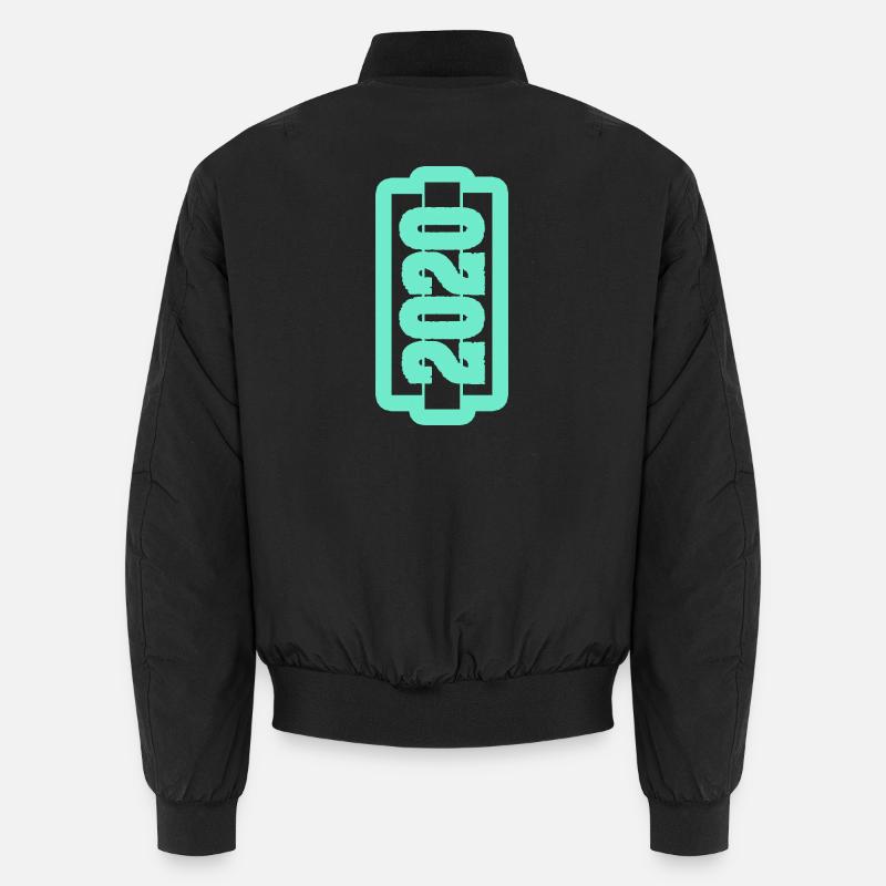Born in 2020 - Unisex Bomber Jacket - black