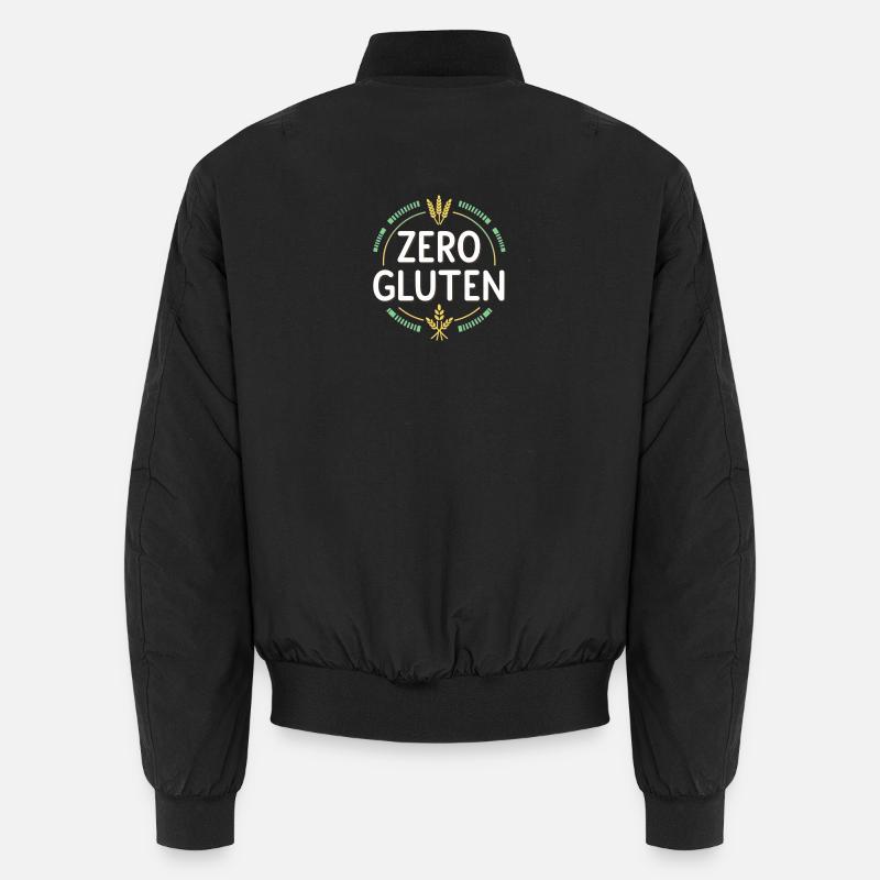 Zéro gluten - Bomber unisexe - noir