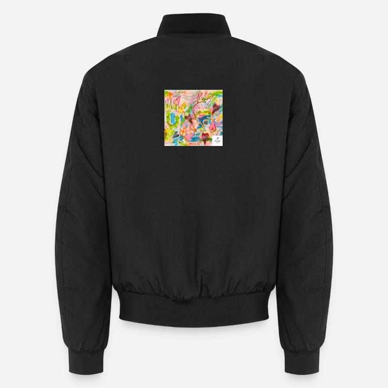 Graffiti JOY I statement styles I chrart2wear Unisex Bomberjacke