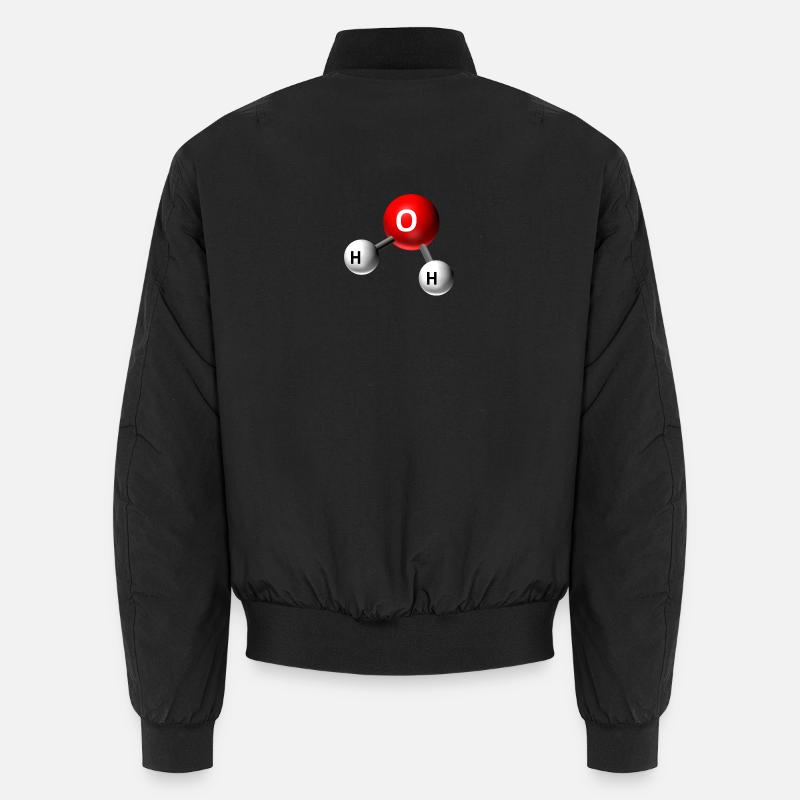Graphique de la molécule d’eau Bomber unisexe