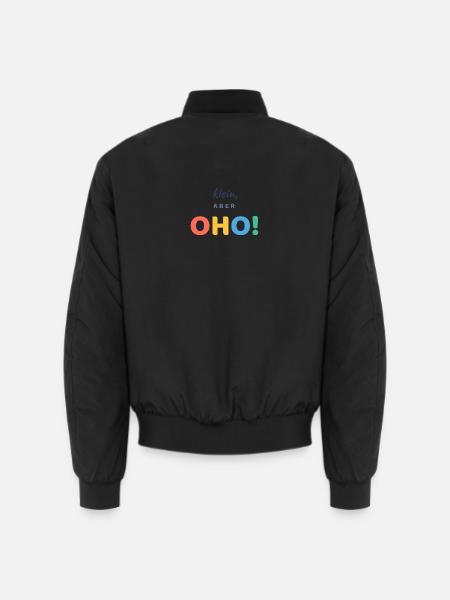 Klein, aber OHO! - Unisex Bomberjacke - Schwarz