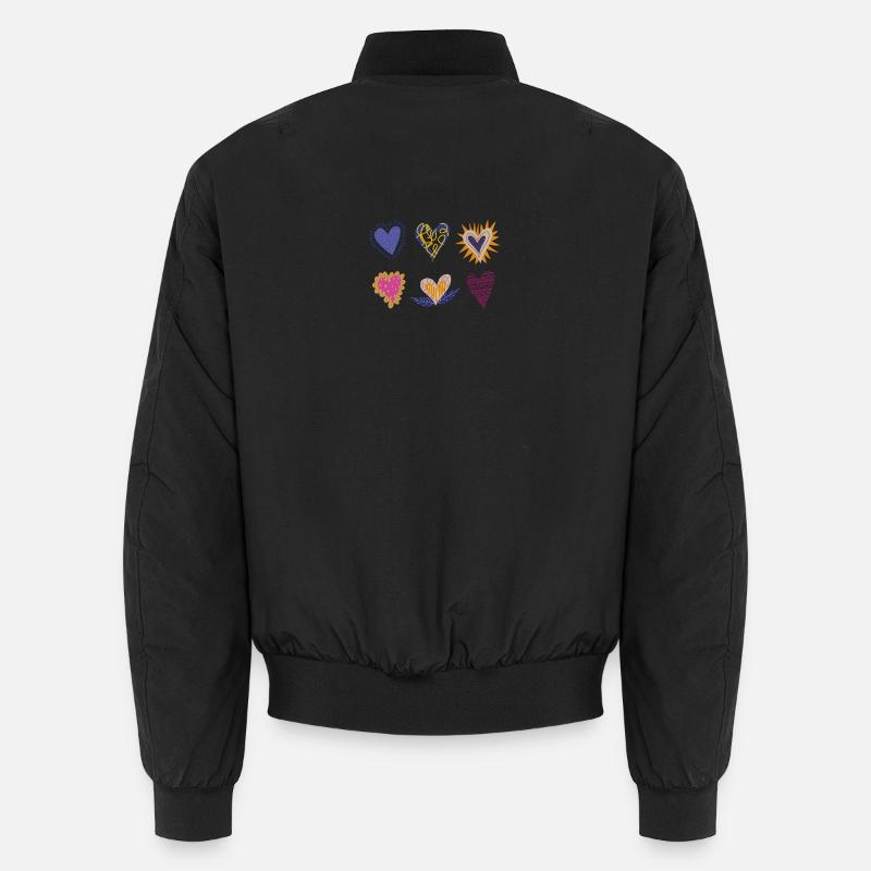 Hearts for everyone Unisex Bomber Jacket