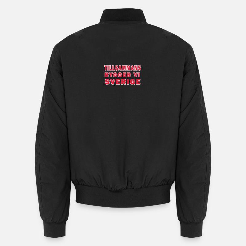 Ensemble, la Suède construit - Bomber unisexe - noir
