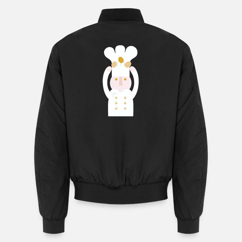 Ja, Chef l kein Text Unisex Bomberjacke