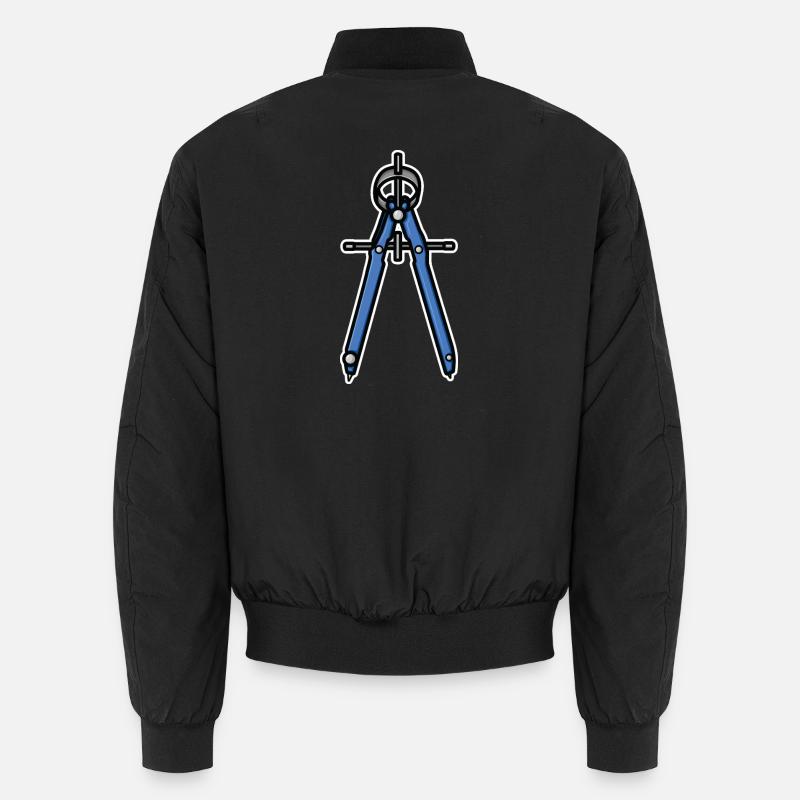 Circle Retro Look Unisex Bomber Jacket