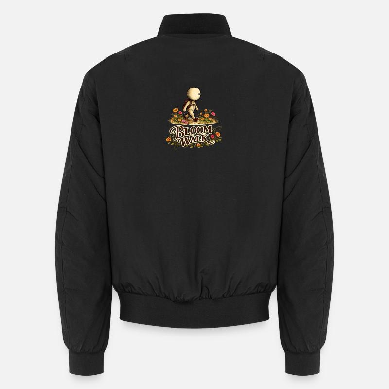 Der kleine Gedanke | Bloom Walk Blütenpfad Unisex Bomberjacke