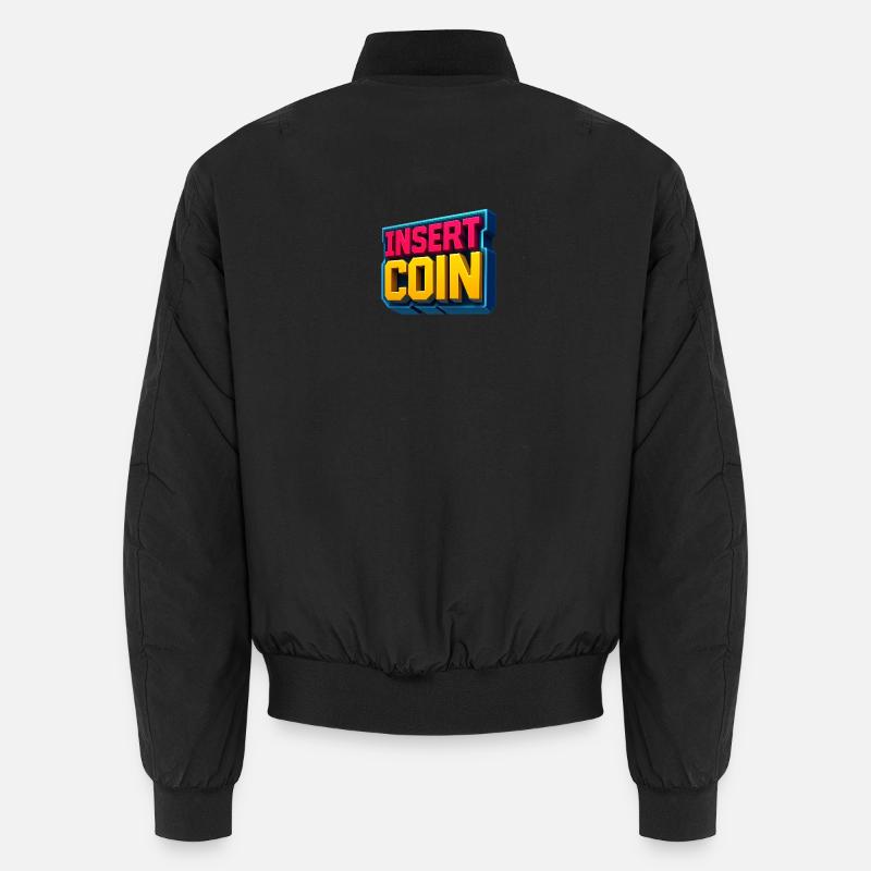 Conception de jeu rétro néon Bomber unisexe