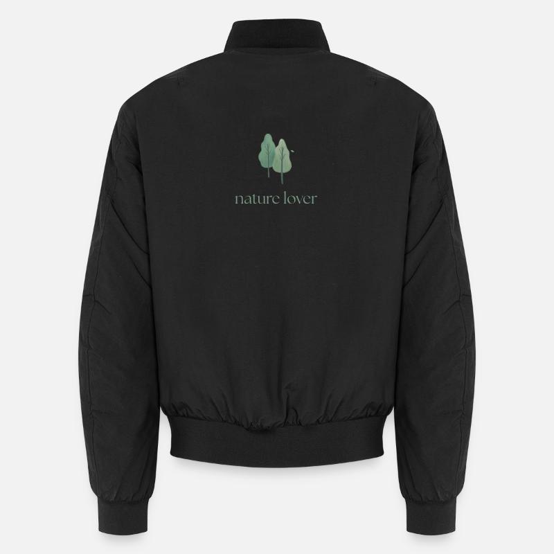 Natur lover - Unisex Bomberjacke - Schwarz