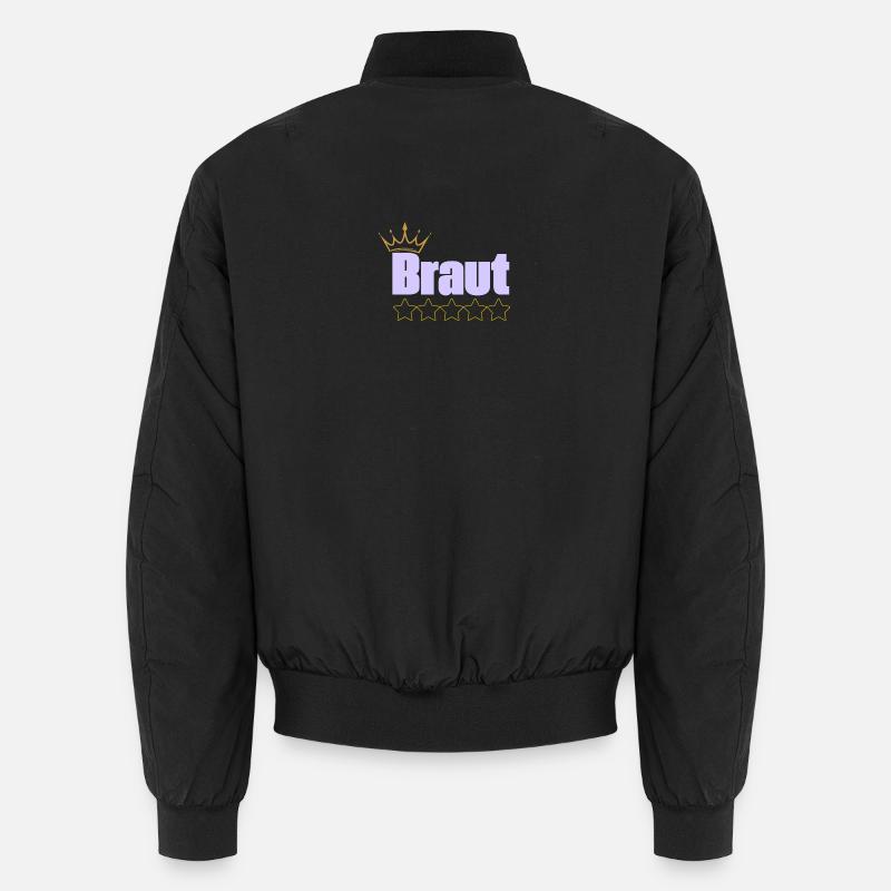 Braut - Unisex Bomberjacke - Schwarz