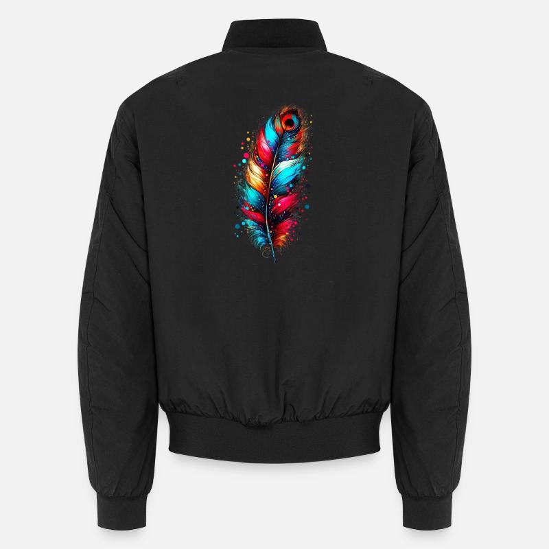 Feather Unisex Bomber Jacket