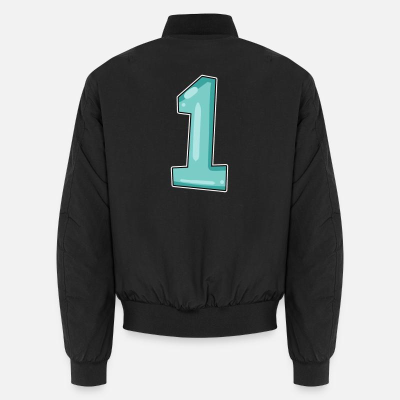1 - Bomber unisexe - noir
