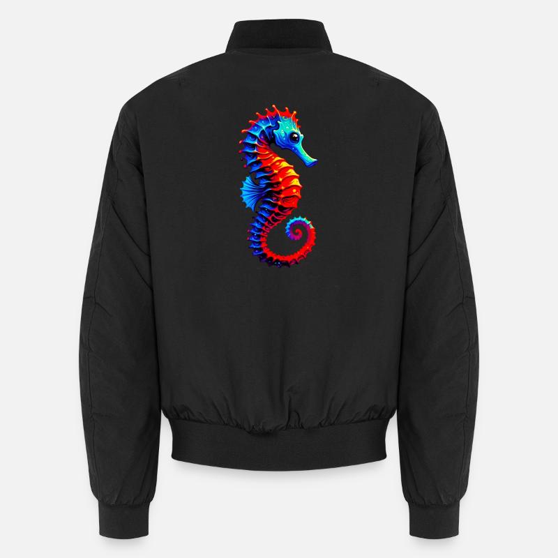 Seepferdchen Unisex Bomberjacke