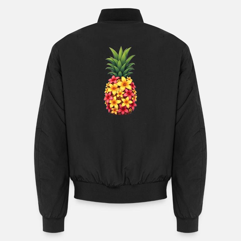 Ananas - Bomber unisexe - noir
