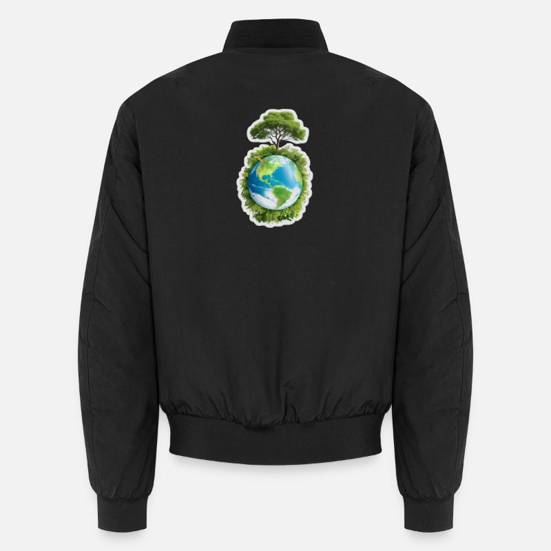 Mutter Erde - Unisex Bomberjacke - Schwarz