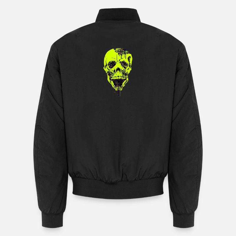 Neurowerveldeil Skull Icon - Unisex Bomber Jacket - black