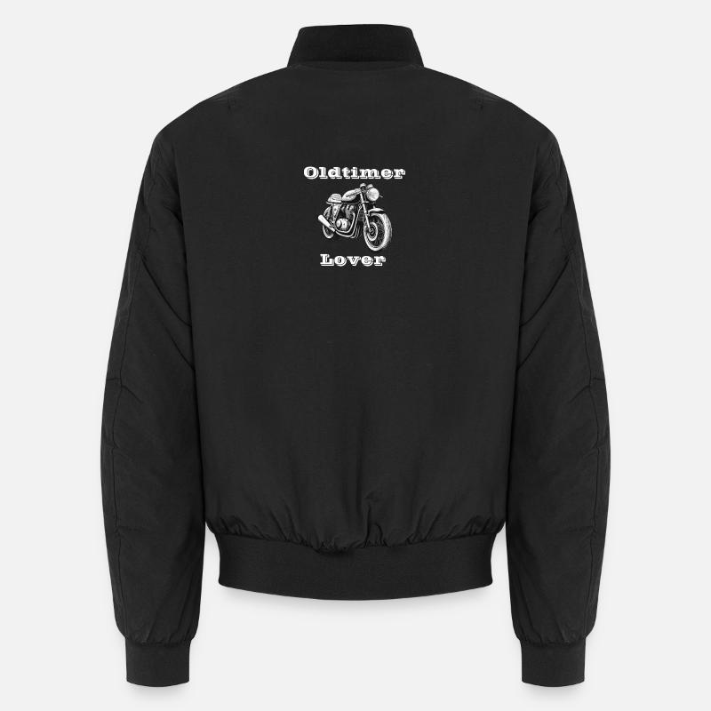 Oldtimer Lover blanc Bomber unisexe