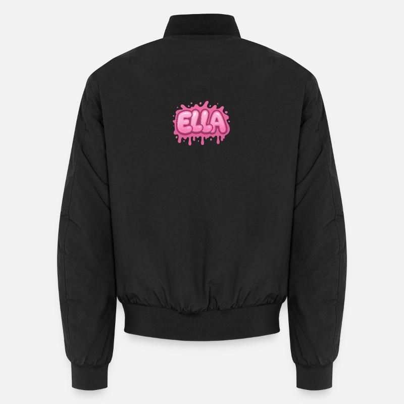 Graffiti ELLA Name Gift Ideal Druckbar Unisex Bomberjacke