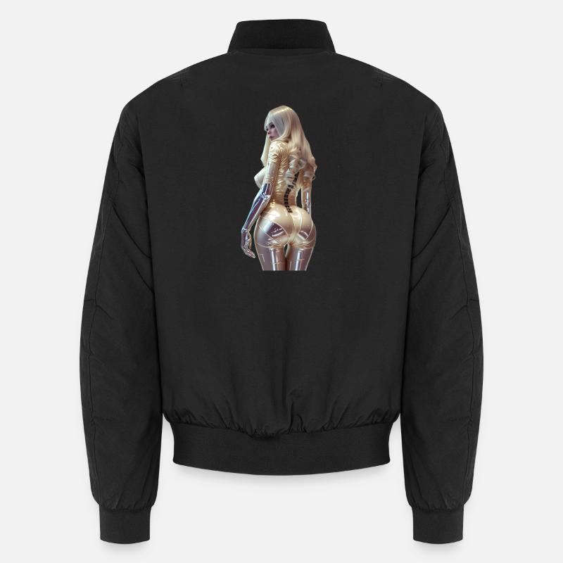 Cogito 01 (sans texte) - Bomber unisexe - noir