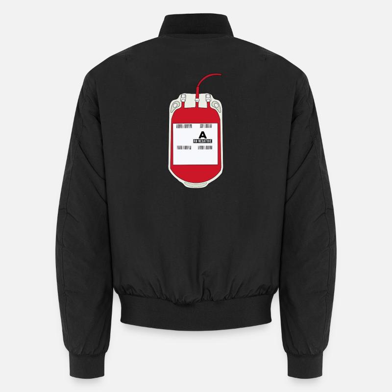 Ein negativer Blutbeutel Unisex Bomberjacke