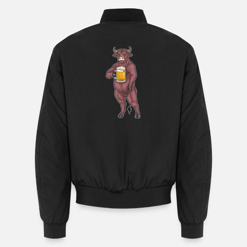 Stier Bier Unisex Bomberjacke