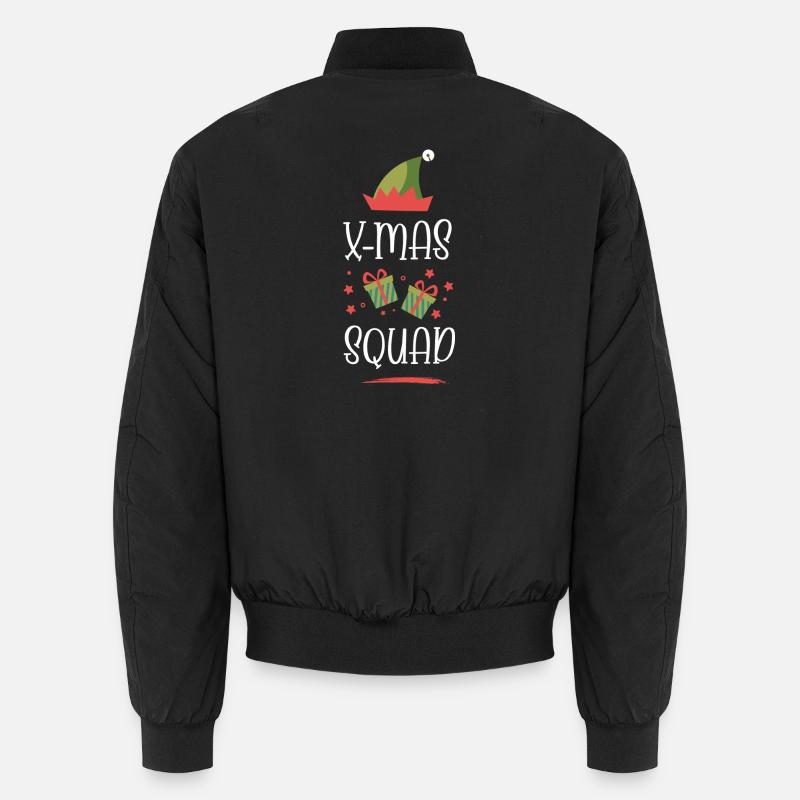 X-Mas Squad - Unisex Bomberjacke - Schwarz