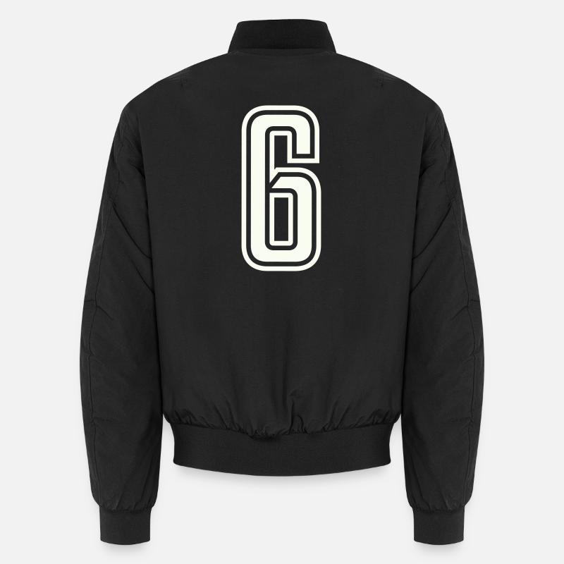 6 - Bomber unisexe - noir