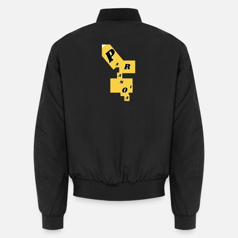 Paranoia-Rätsel-Glyphen - Unisex Bomberjacke - Schwarz