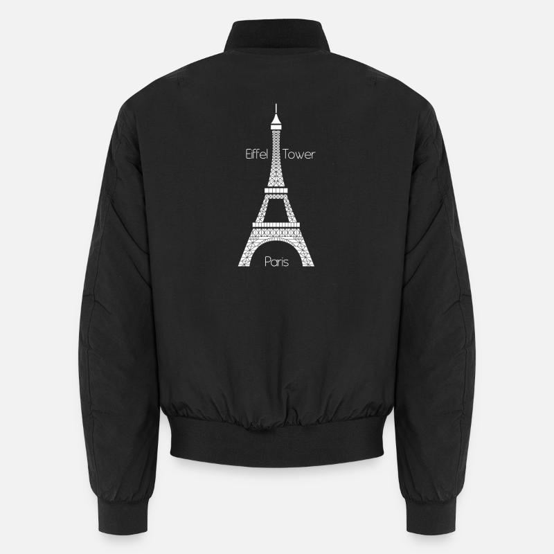 Eiffel Tower (dark) - Bomber unisexe - noir