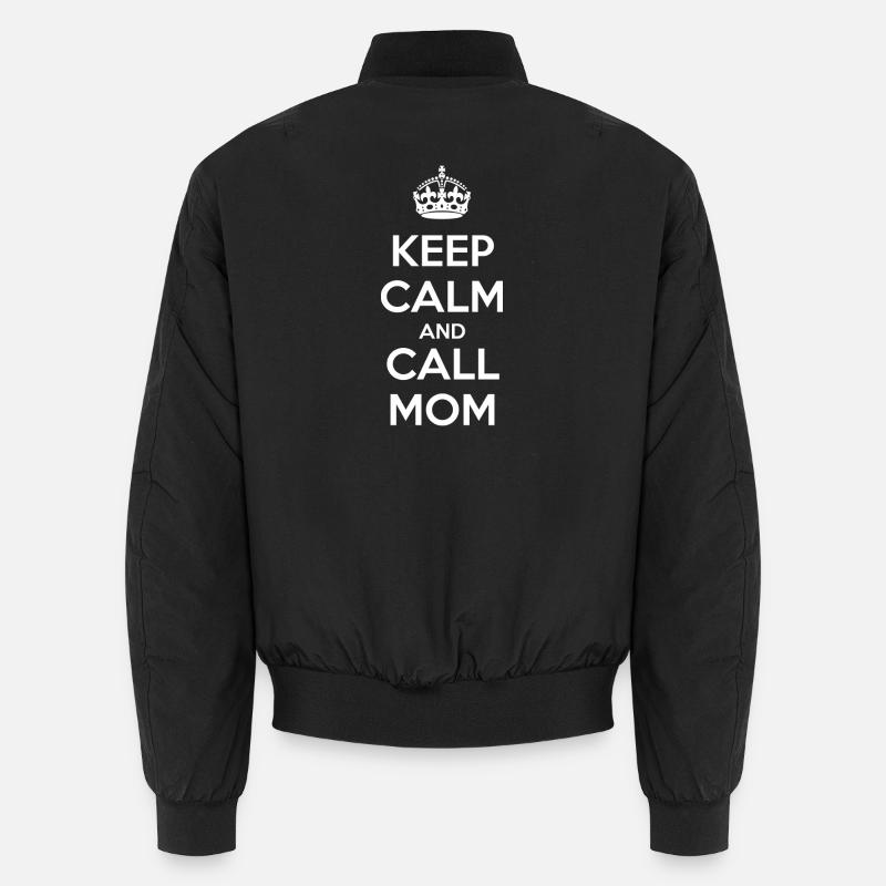 Keep Calm and Call Mom Unisex Bomber Jacket