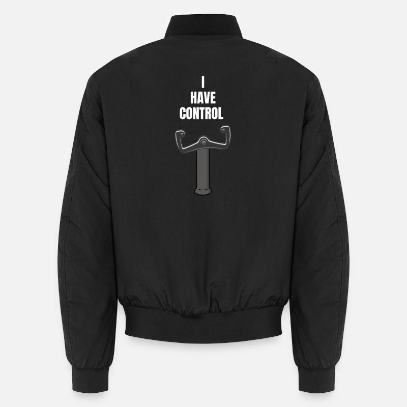 Pilot Flugzeug fliegen - I HAVE CONTROL Unisex Bomberjacke